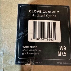 Clove Classic Black Shoes